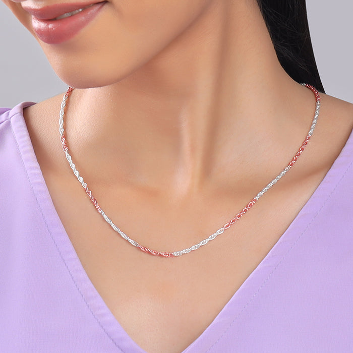 Dual Tone Rope Chain