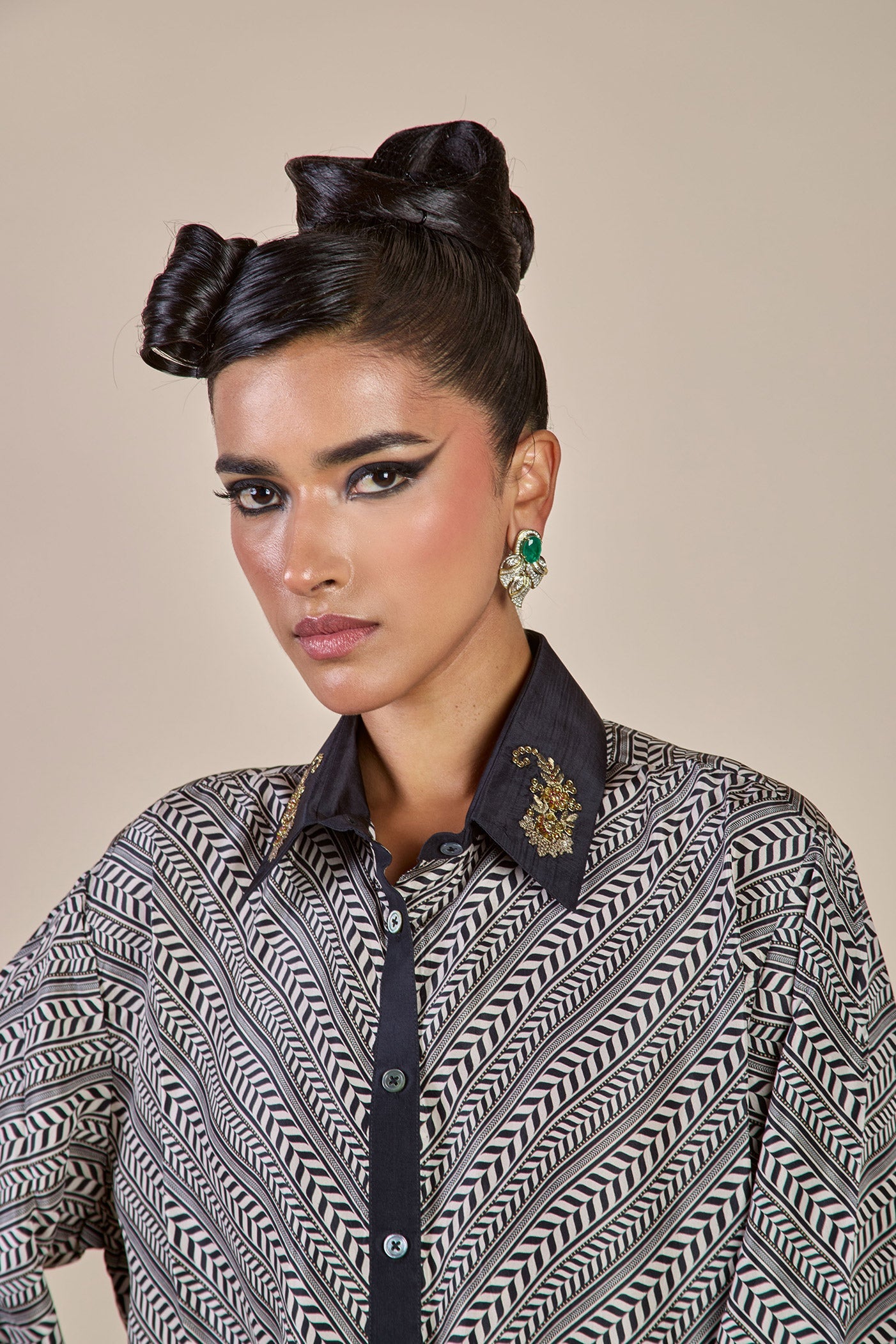 Chevron Long Top | CHHĒ