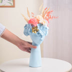 Charming Lady Blue Vase