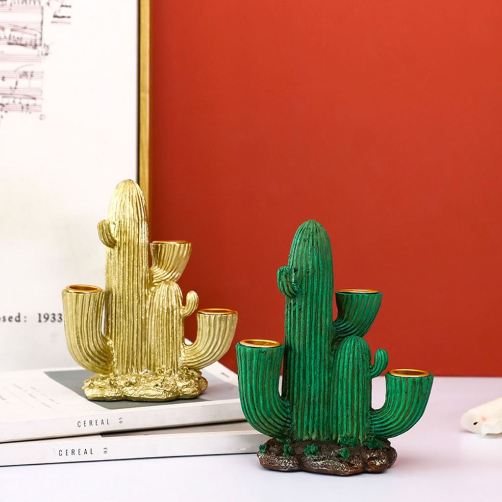 Cactus Candle Holder