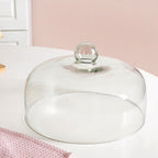 Cake Stand With Glass Cloche 11 Inch