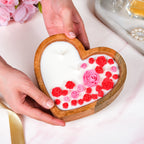 Heart Rose Scented Candle