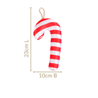 Candy Cane Christmas Ornaments Set Of 3