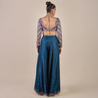 Capri Blue - Multi Hued Sharara Set | PANJ