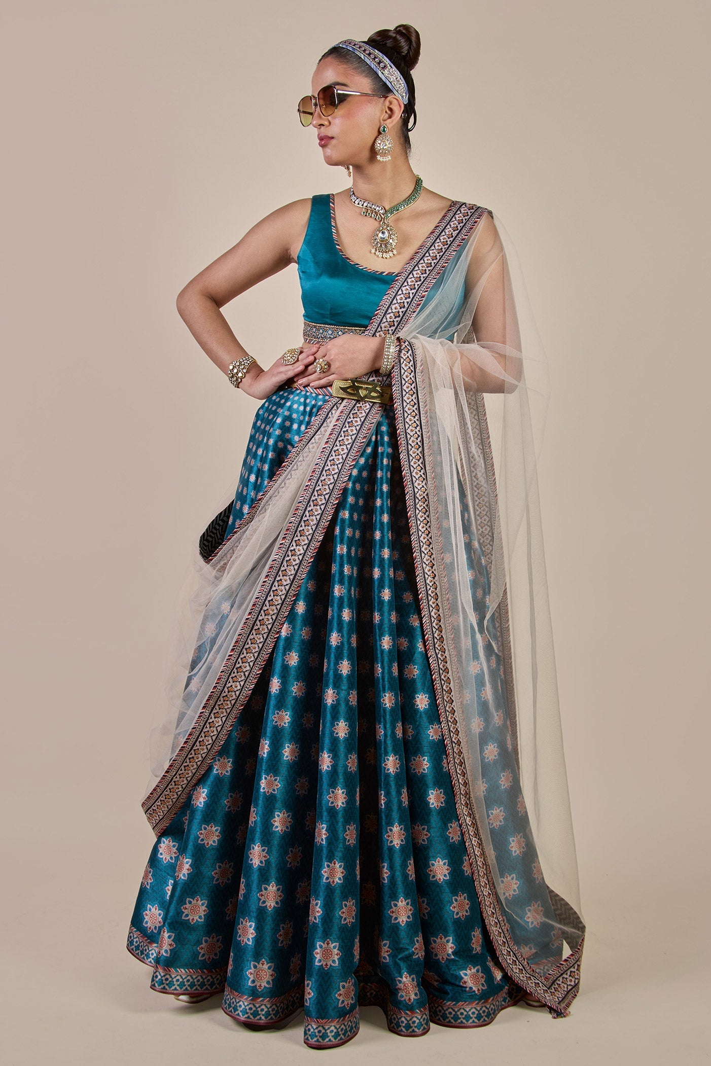 Capri Blue Skirt Set | CHHĒ