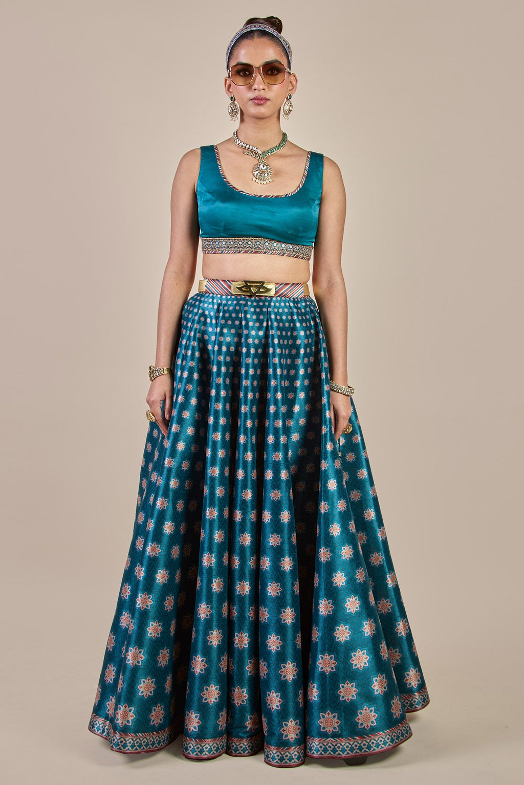 Capri Blue Skirt Set | CHHĒ