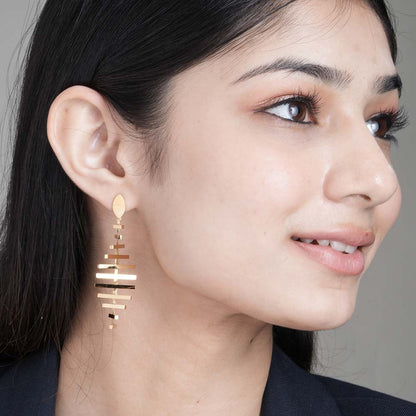 Stacked Bar Earrings