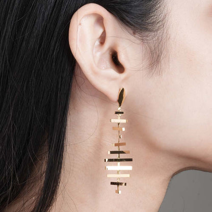 Stacked Bar Earrings