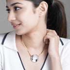 Disc Pendant Necklace