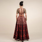 Carmine Red Skirt Set | CHAR