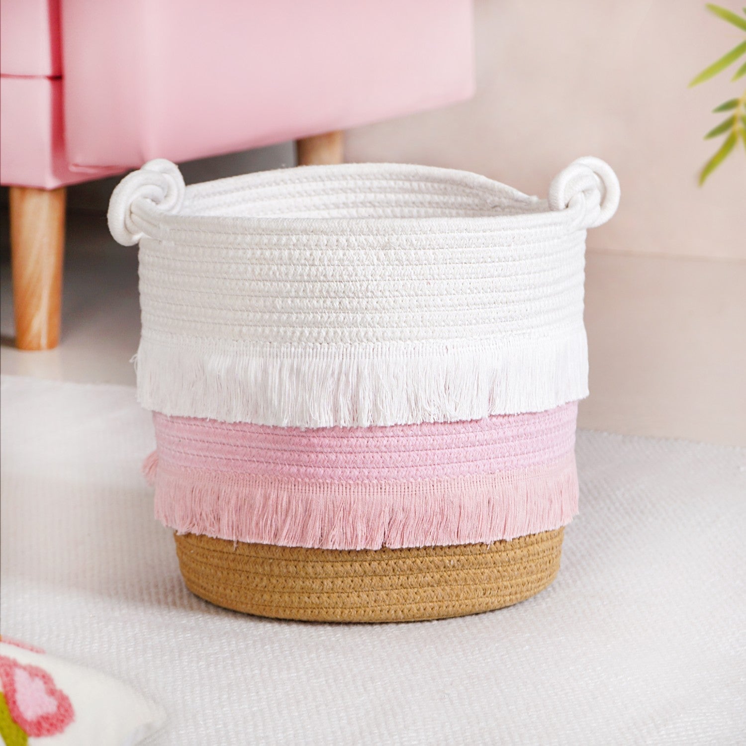 Fringe Laundry Organising Basket 24cm