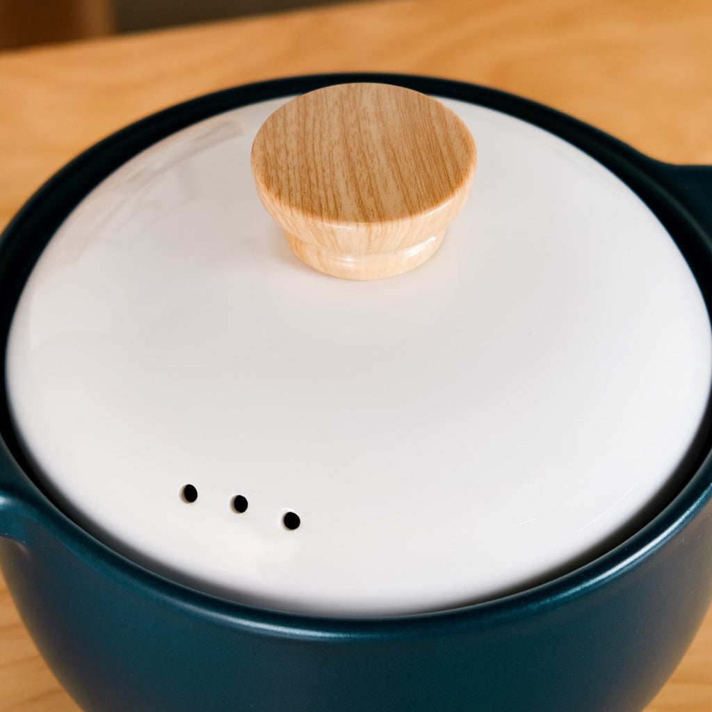 Cera Blue Ceramic Cooking Pot 3800ml