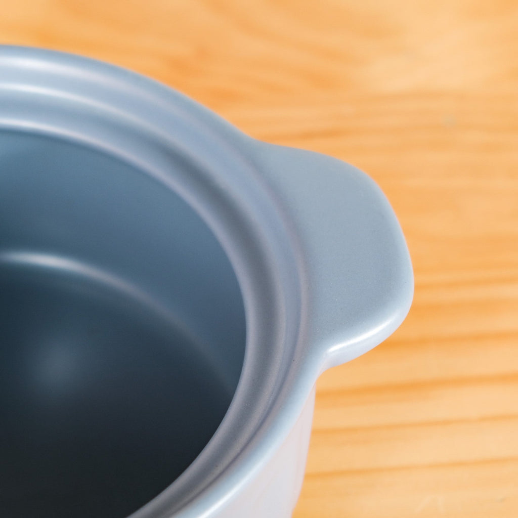 Homebrew Flame Safe Ceramic Stew Pot With Lid Handle 2150ml