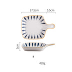 Ceramic Plate With Handle Nitori