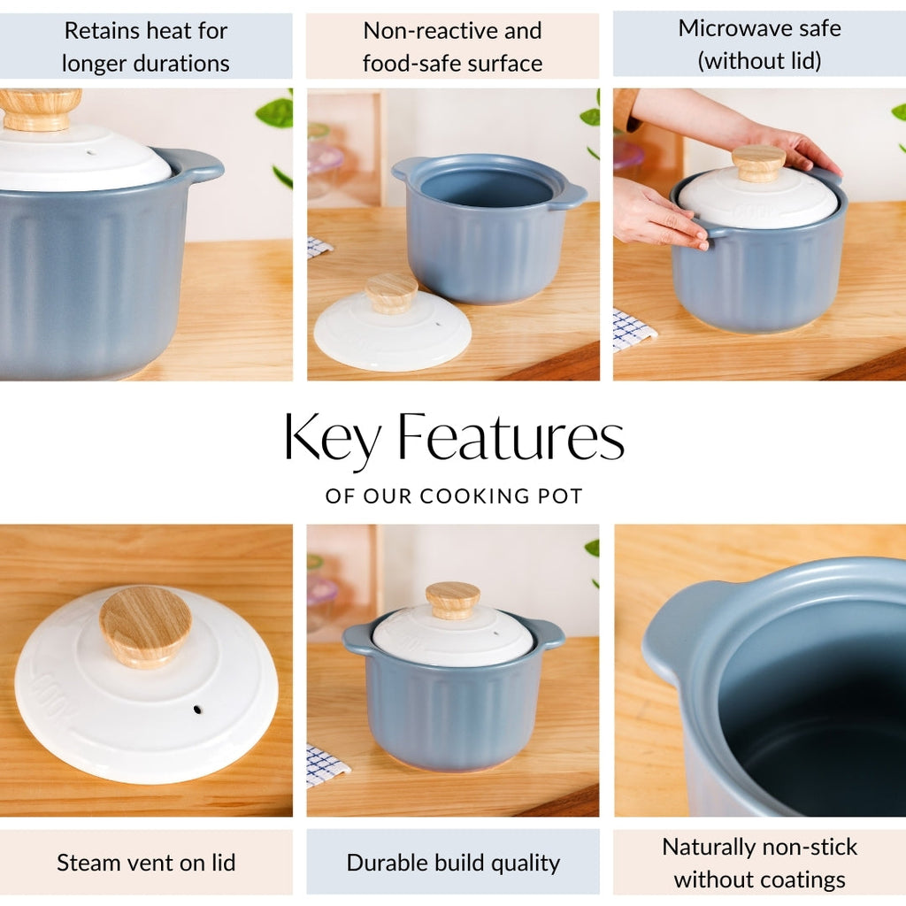 Homebrew Ceramic Stock Cooking Pot 3700ml