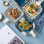 Ceramic Plate With Handle Nitori