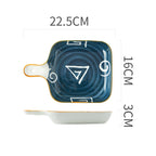 Ceramic Plate With Handle Nitori