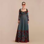 Cerulean Blue Anarkali | SATT