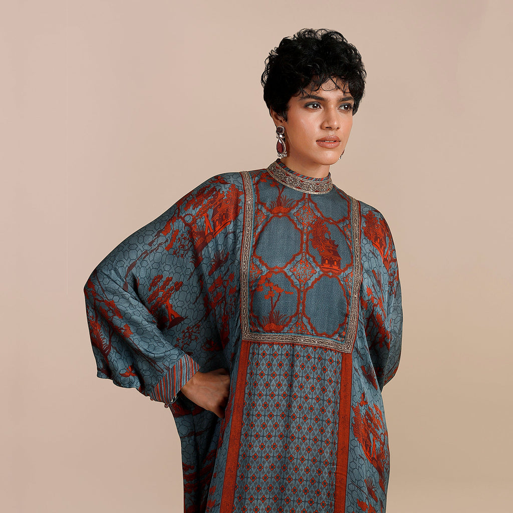 Cerulean Blue Kaftan | SATT