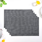 Charcoal Grey Placemat Set Of 6