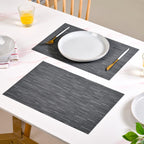 Charcoal Grey Placemat Set Of 6