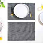 Charcoal Grey Placemat Set Of 6