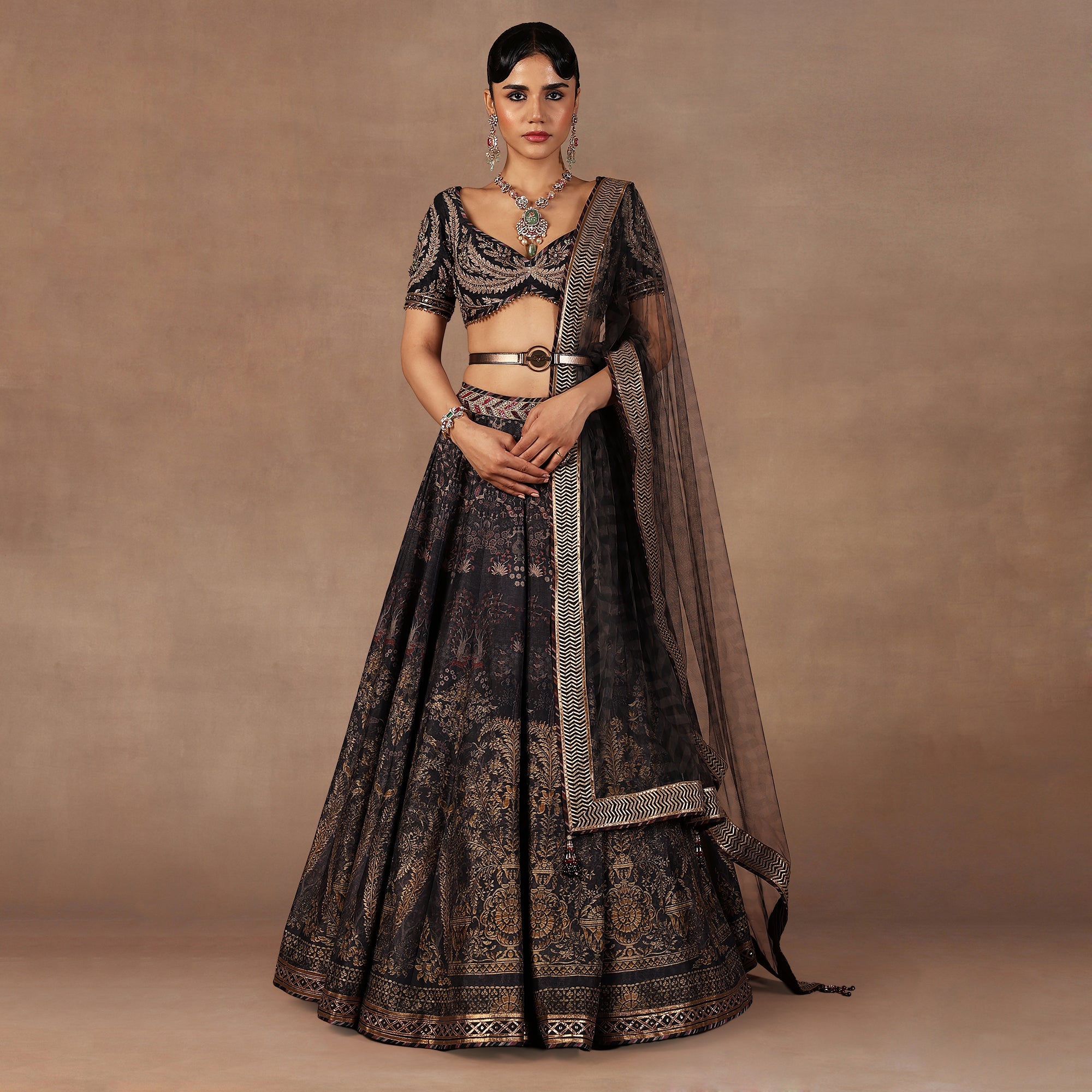 Charcoal Black Skirt Set | EAST