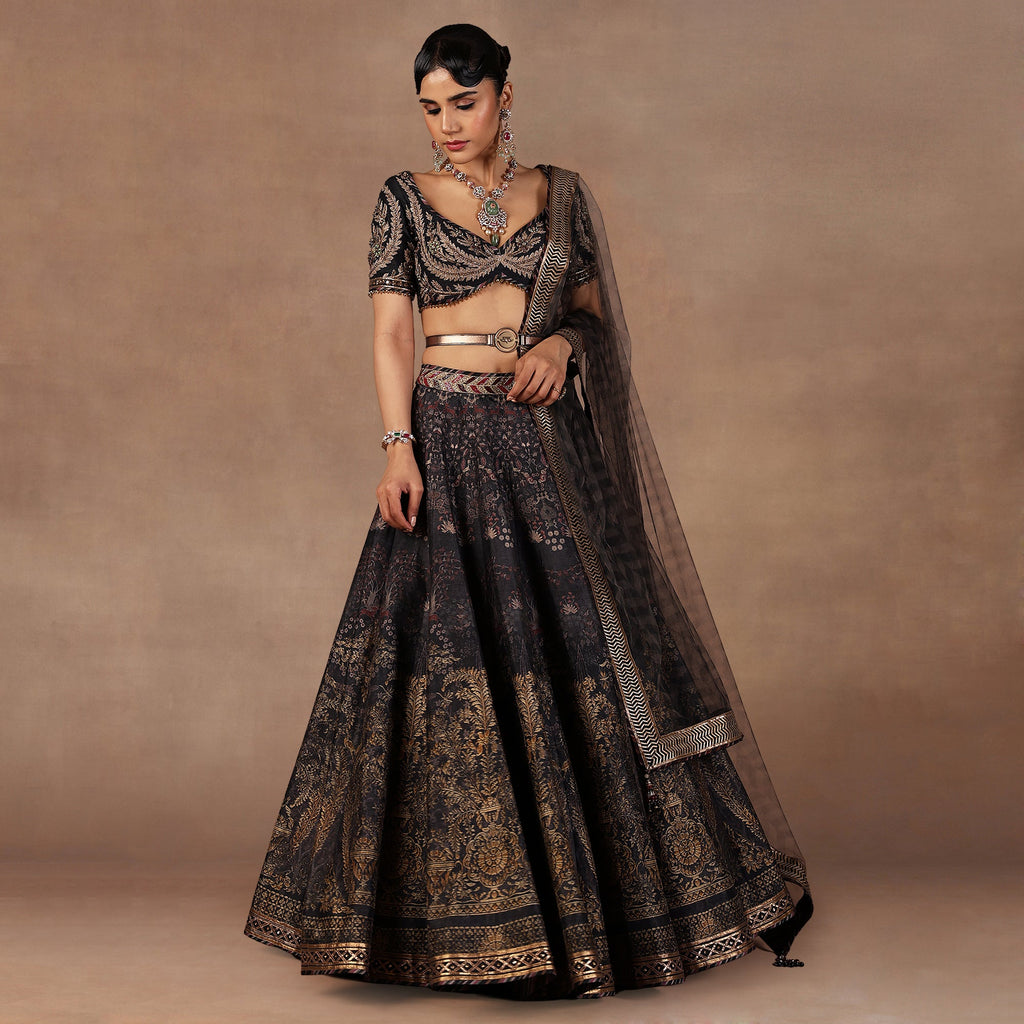 Charcoal Black Skirt Set | EAST