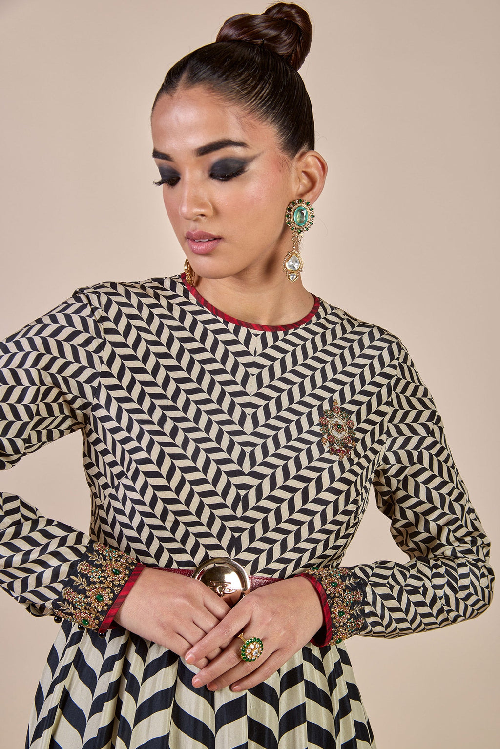 Chevron Anarkali | PANJ