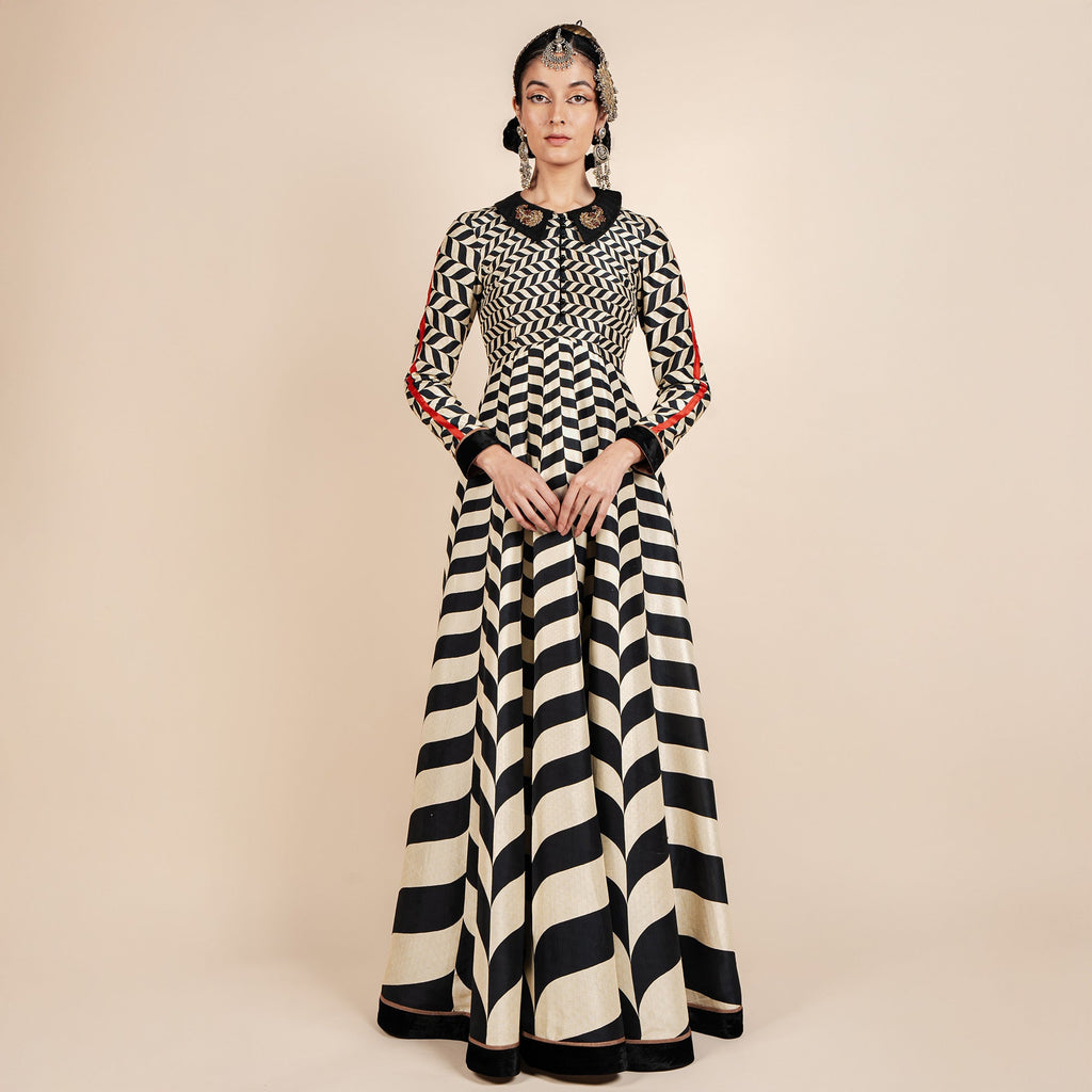 Chevron Anarkali | CHAR