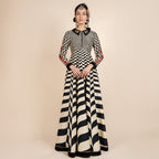 Chevron Anarkali | CHAR