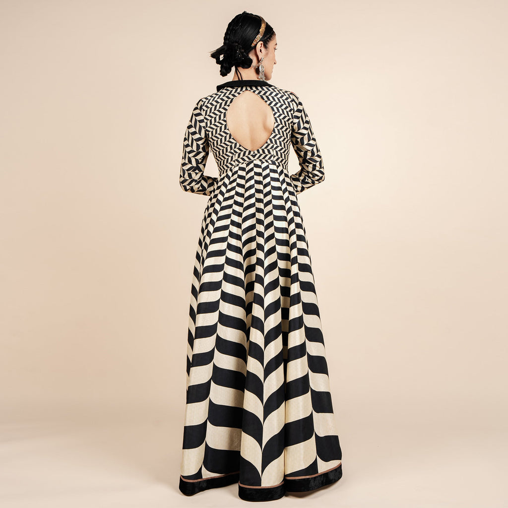 Chevron Anarkali | CHAR
