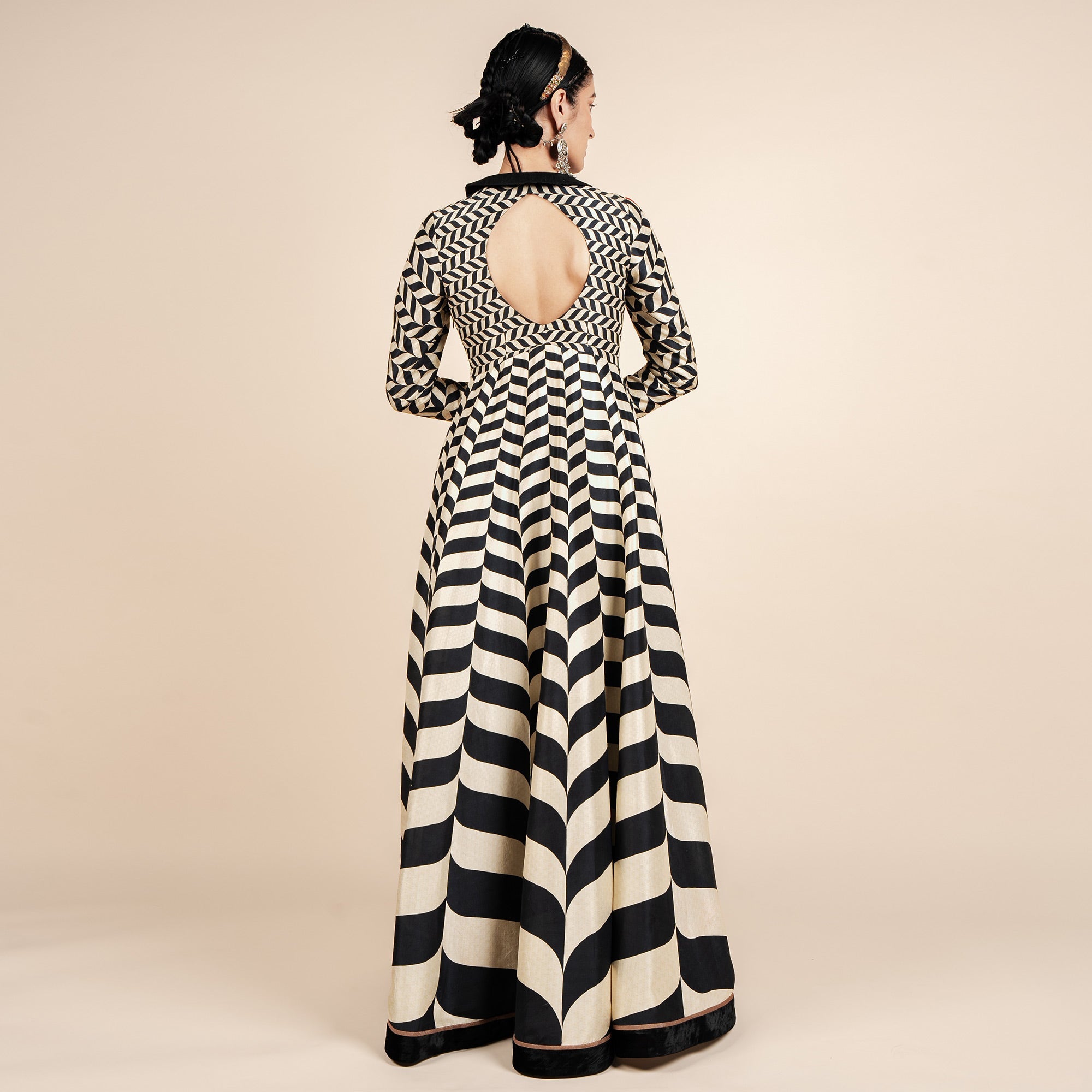 Chevron Anarkali | CHAR