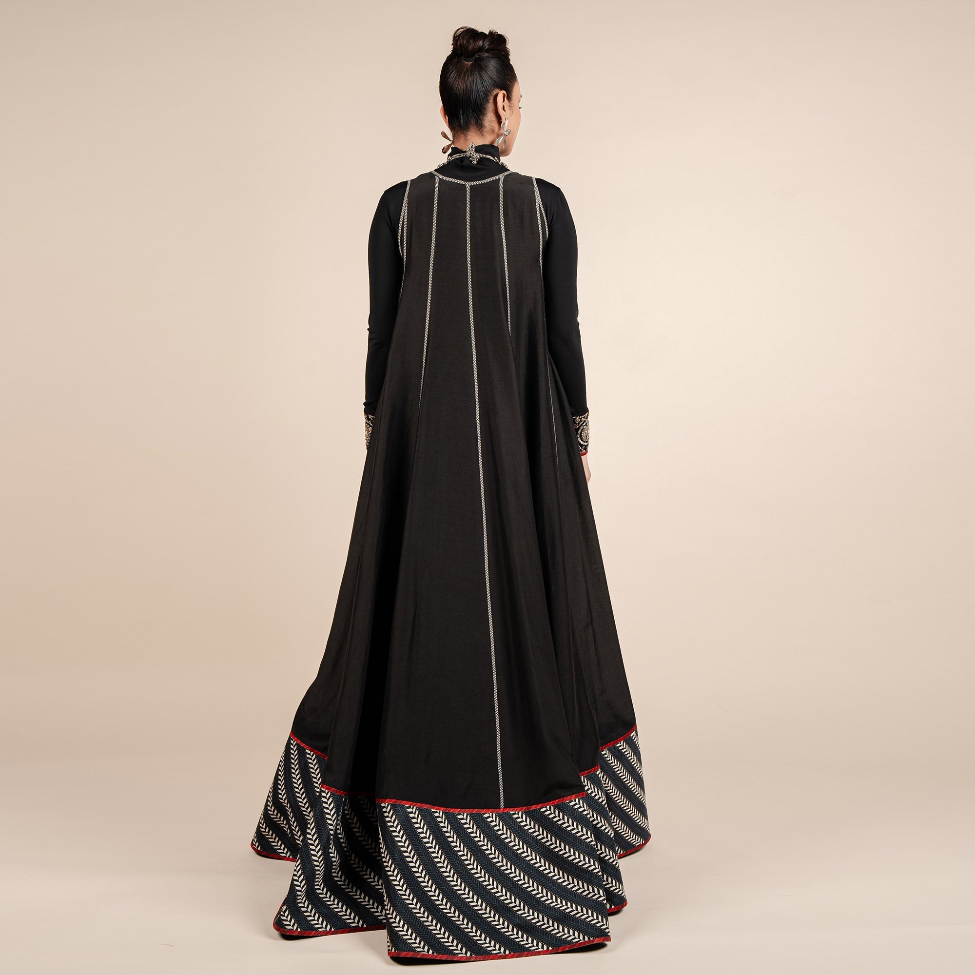 Chevron Anarkali Set | CHAR