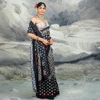 Chevron Corset Saree Set | CHAR