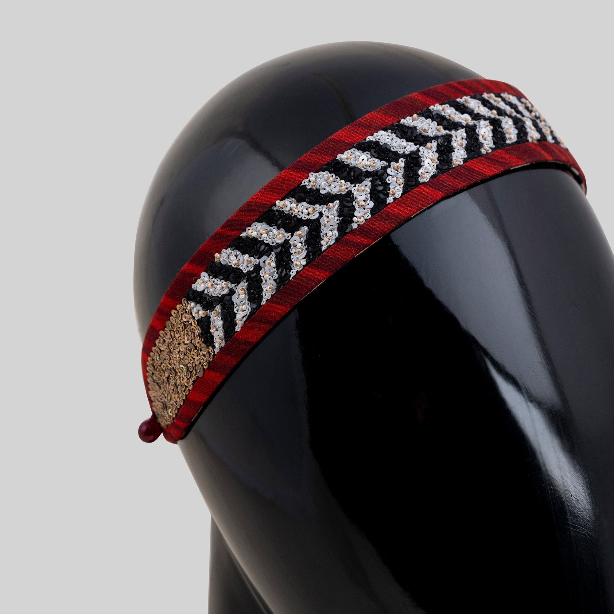 Chevron Embroidered Hairband