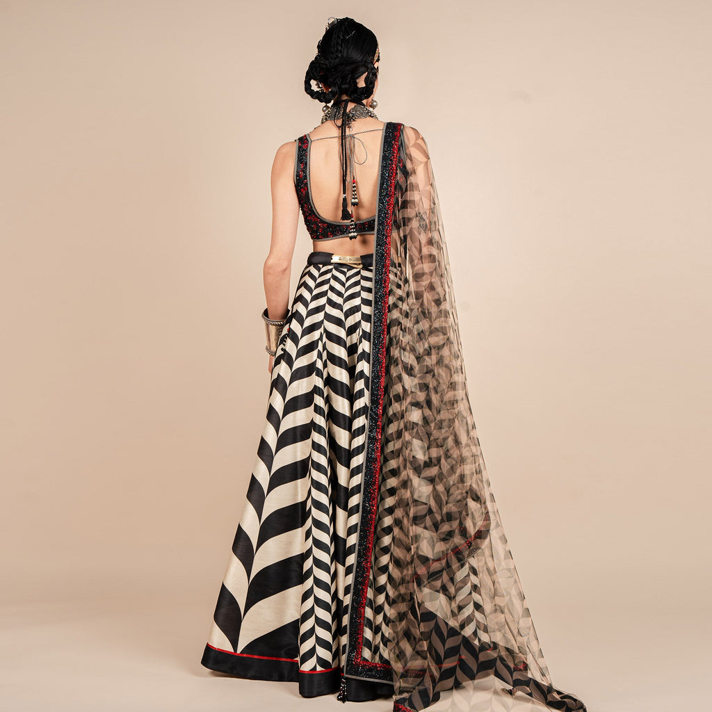 Chevron Godet Skirt Set | CHAR