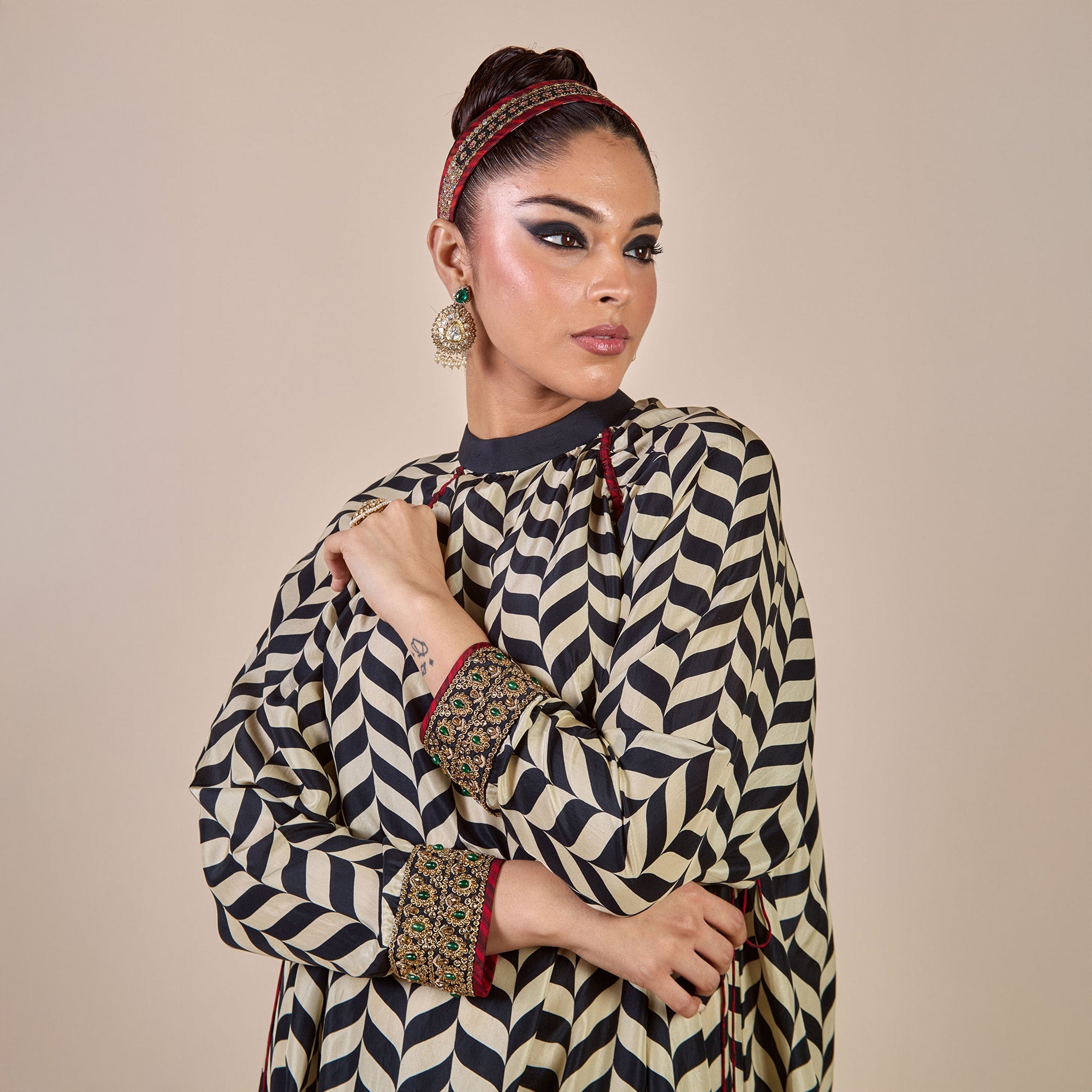 Chevron Kaftan | PANJ