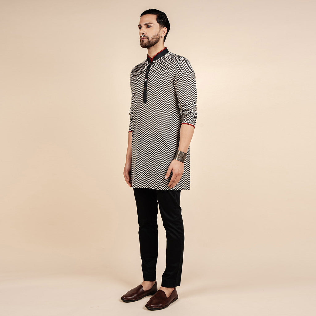 Chevron Kurta | CHAR