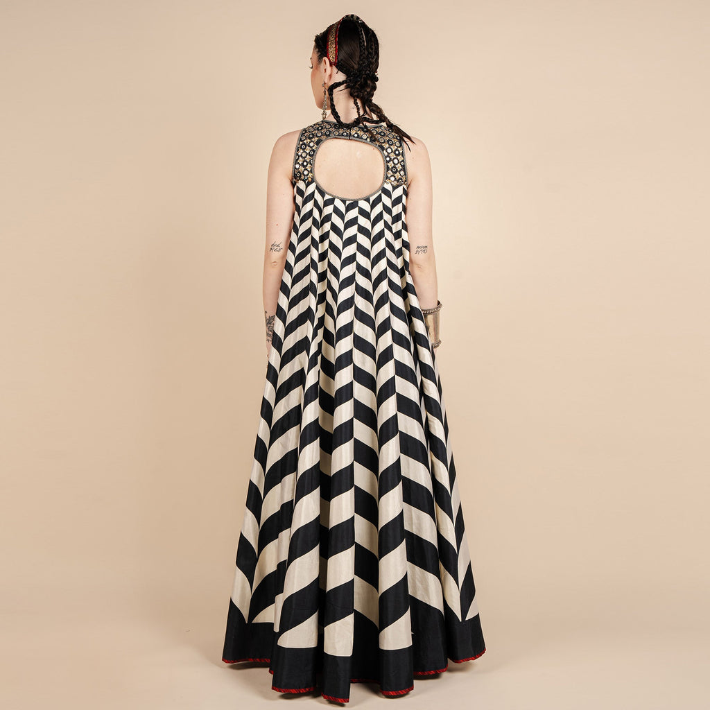 Chevron Maxi Dress | CHAR