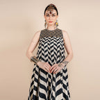 Chevron Maxi Dress | CHAR