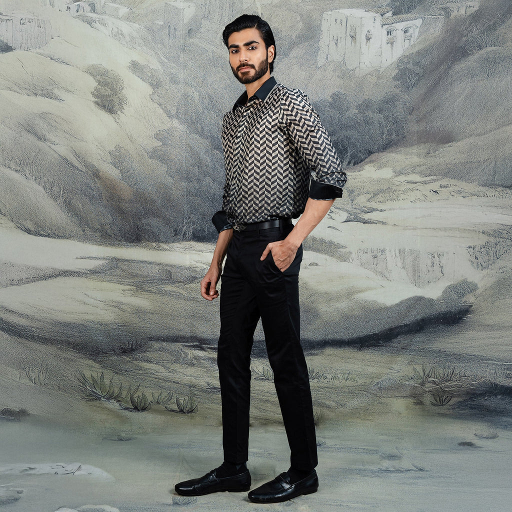 Chevron Ombre Shirt | CHAR