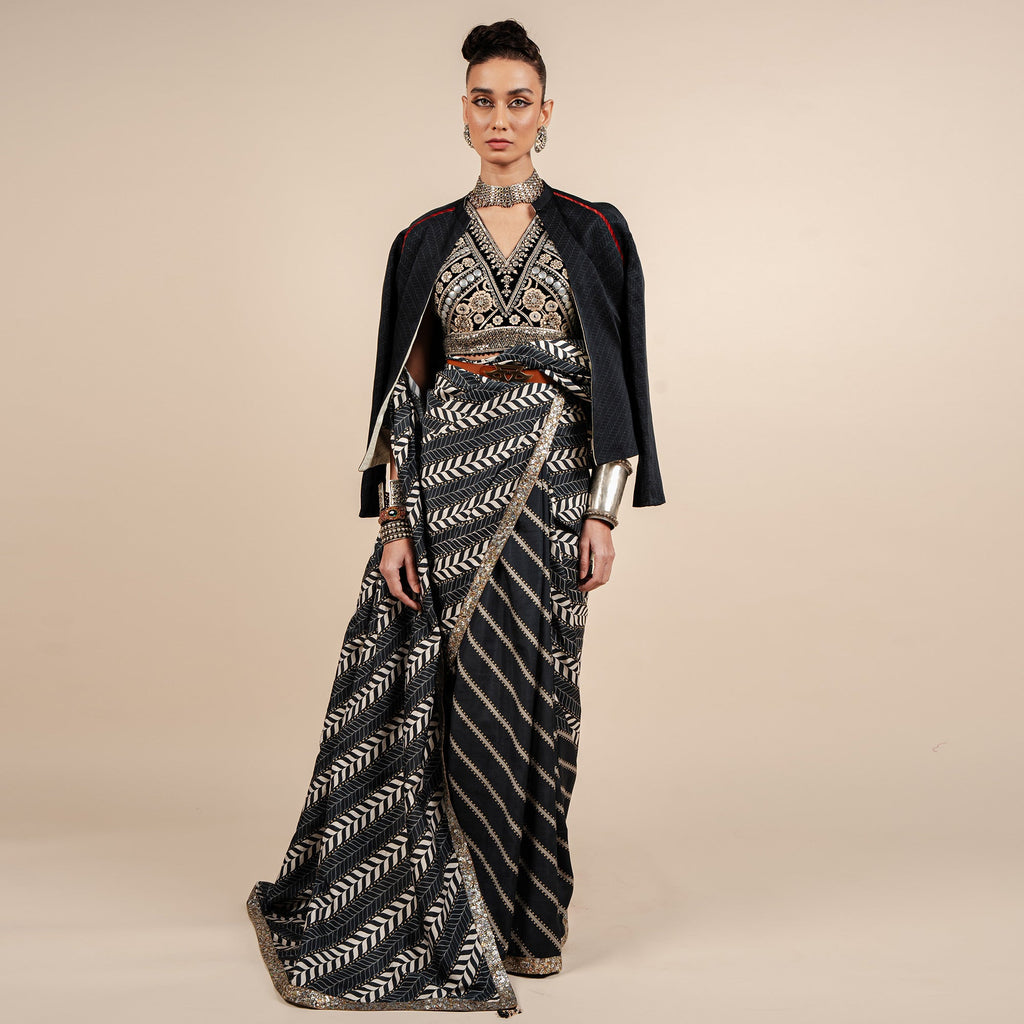 Chevron Reversible IKA Jacket | CHAR