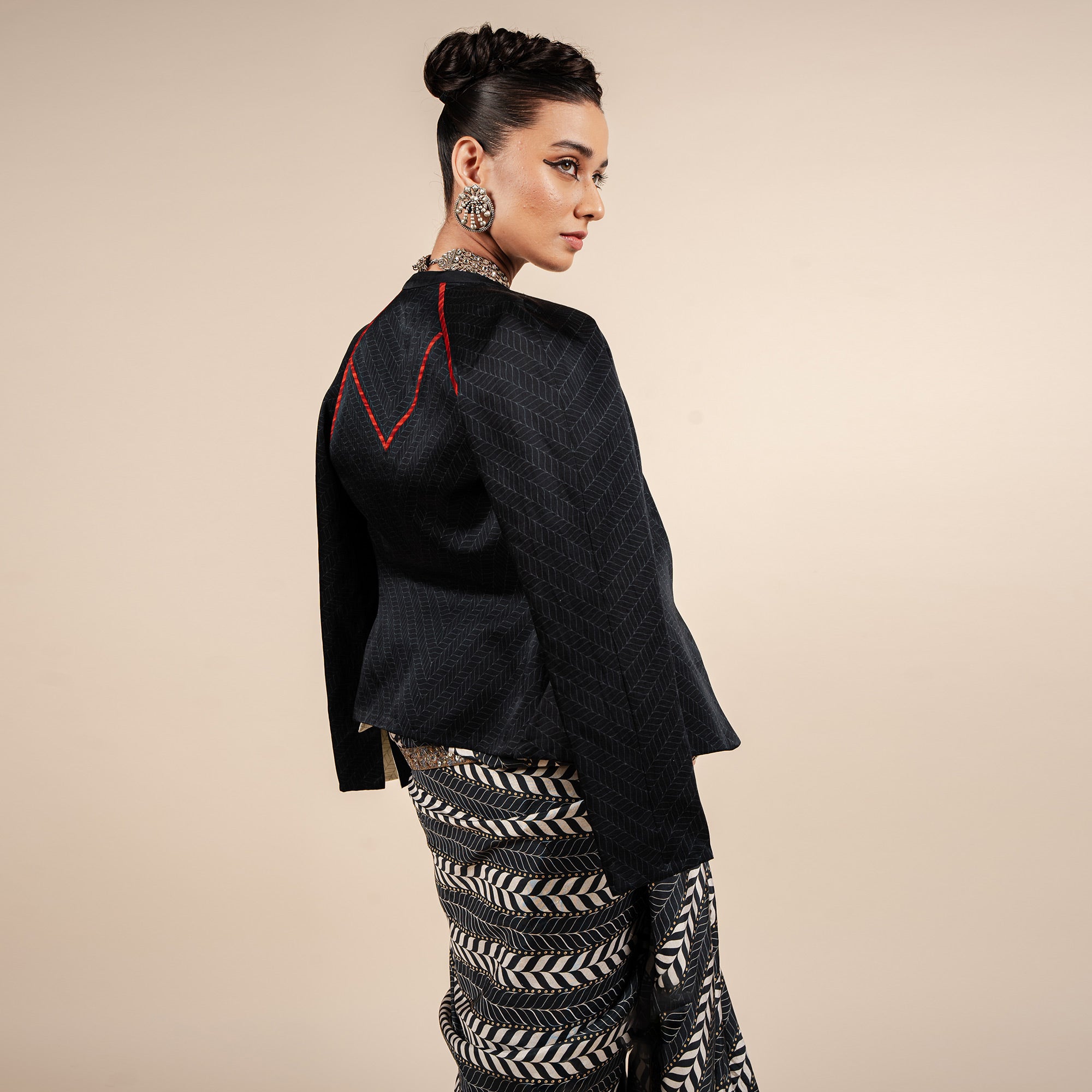 Chevron Reversible IKA Jacket | CHAR