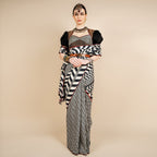 Chevron Saree Set | CHAR
