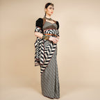 Chevron Saree Set | CHAR