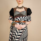 Chevron Saree Set | CHAR