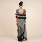 Chevron Saree Set | CHAR