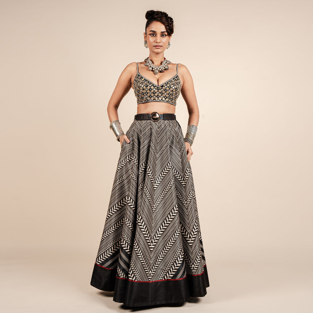 Chevron Skirt Set | CHAR