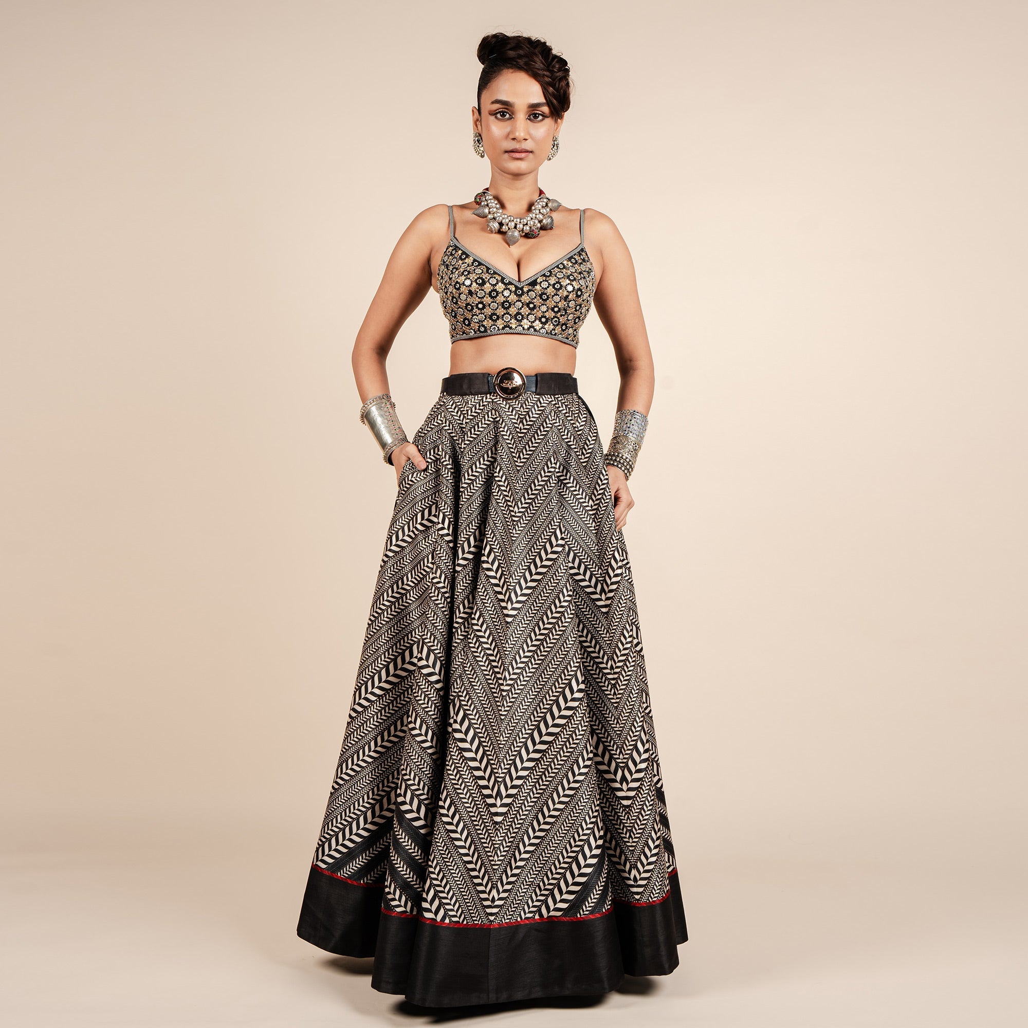 Chevron Skirt Set | CHAR